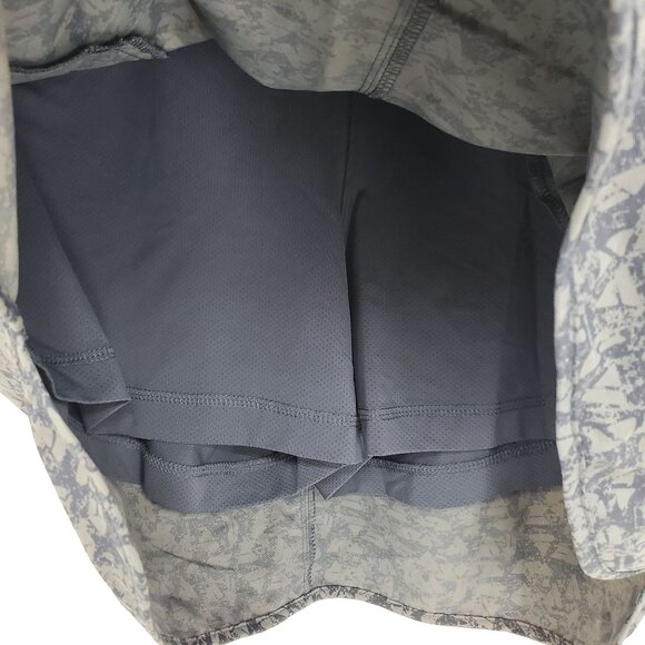 Duluth Trading Co Women's Go Go Purple and Grey Printed Active Skort Skirt Large - Picture 14 of 14